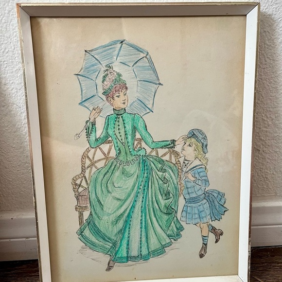 Vintage Fashion Illustration Prints - Picture 3 of 11